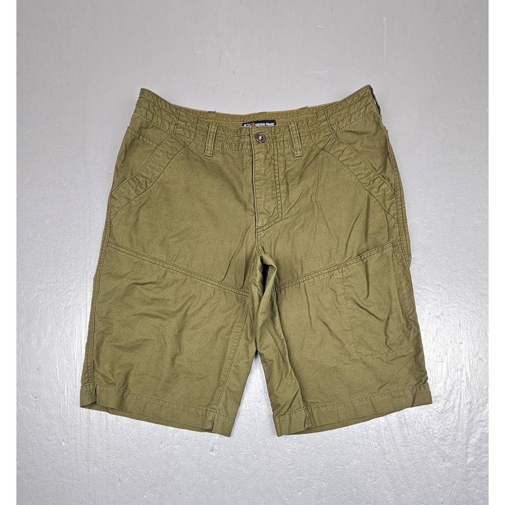 5.11 Tactical Series Chino Shorts Mens 30 Olive Green Performance Tech Pockets